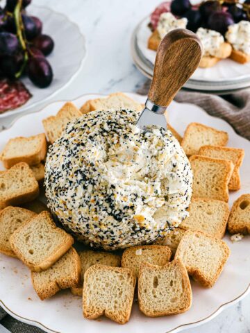 Everything but the Bagel Cheese Ball 13
